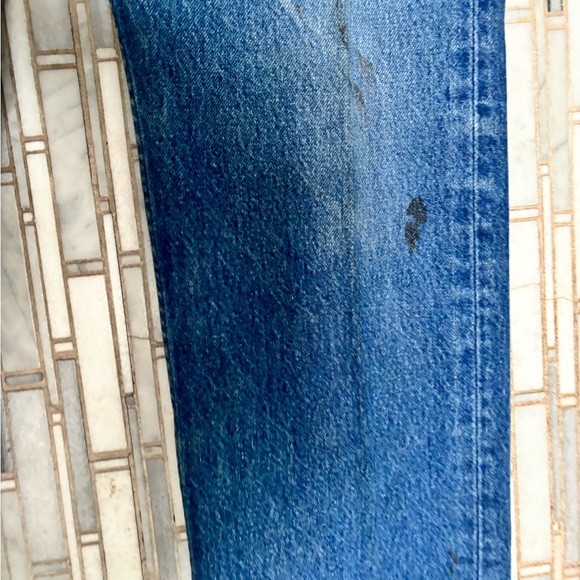 Vtg 80s Levi’s 501 Fly Button Red Tab Denim Jeans 36  Usa Made 501-0115 AS IS - Picture 8 of 16